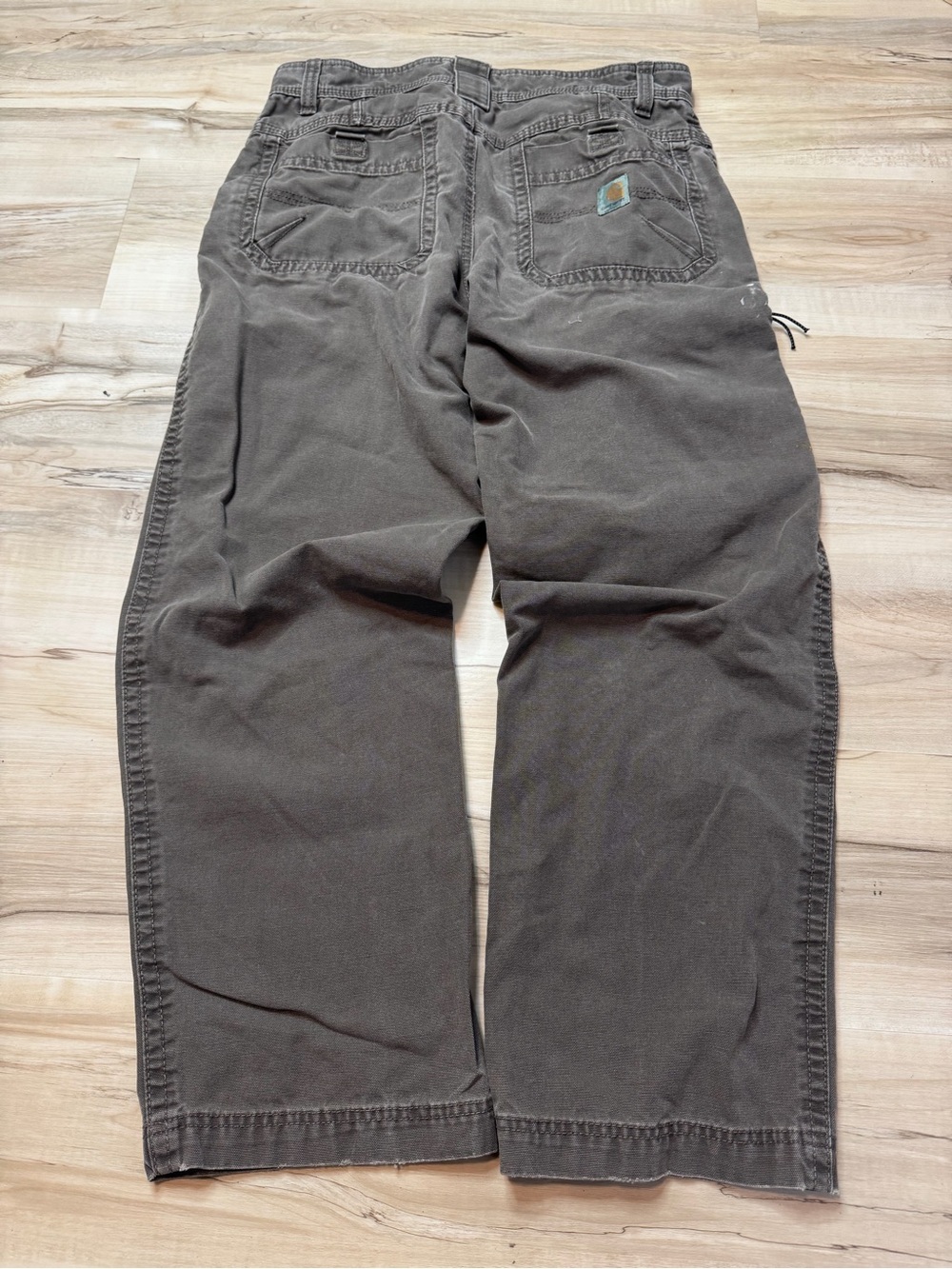 Carhartt Men’s Olive Green Work Pants - Durable Relaxed Fit